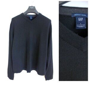 GAP MEN'S 100% MERINO WOOL SWEATER Sz-L